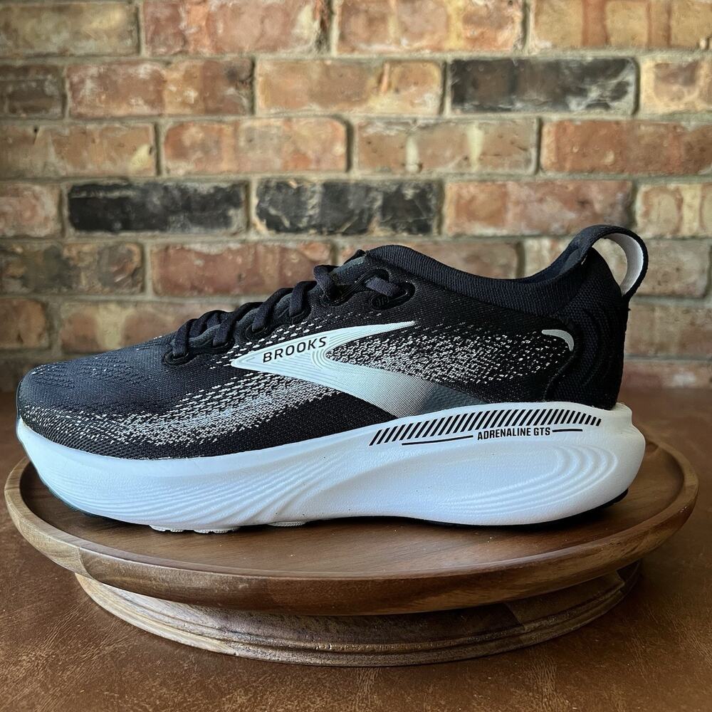 Brooks Adrenaline GTS 25 Supportive Women's 9.5 W Black Running Shoes Sneakers